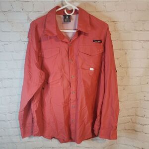 Men's Little Donkey Andy "Power Dry" longsleeve button-down shirt, size Large